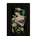 Набор для вышивания нитками LANARTE "Lady with lilies" 